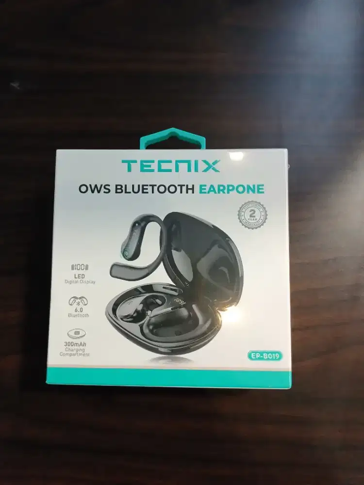 Tecnix EP-B019 Earphone Bluetooth 6.0 OWS LED Digital