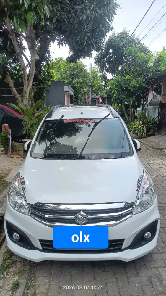 ERTIGA GL MANUAL 2017 warna putih mutiara siap pakai