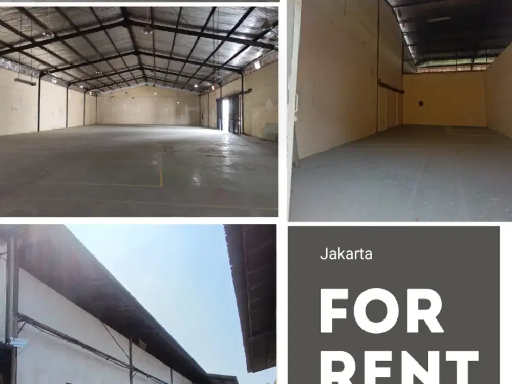 DISEWAKAN !! Gudang ijin industri di Tipar Cakung