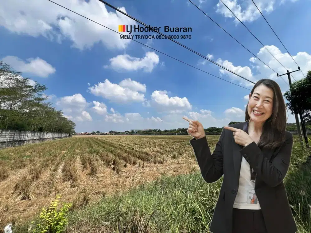 Dijual Tanah yang Luas Pinggir Jalan Raya Karawang Barat