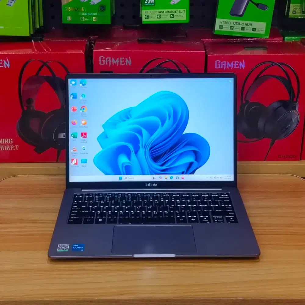 Infinix InBook XL442 i3 Gen 12 RAM 8GB SSD 512GB Like New Normal 100%