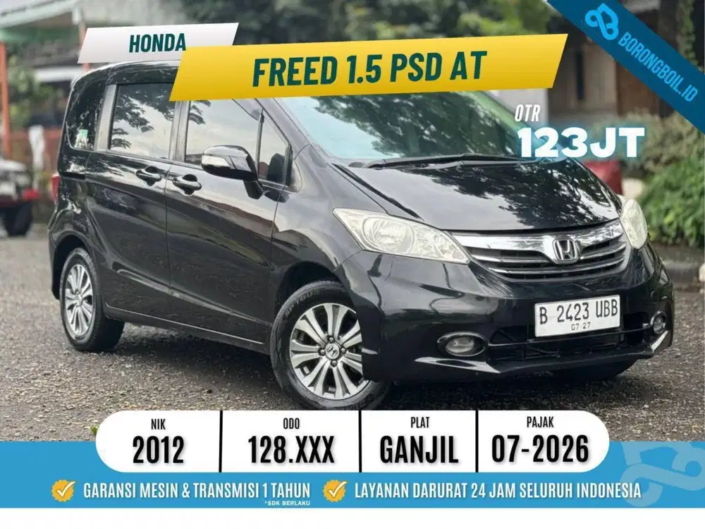 Freed 1.5 E at 2012 Hitam