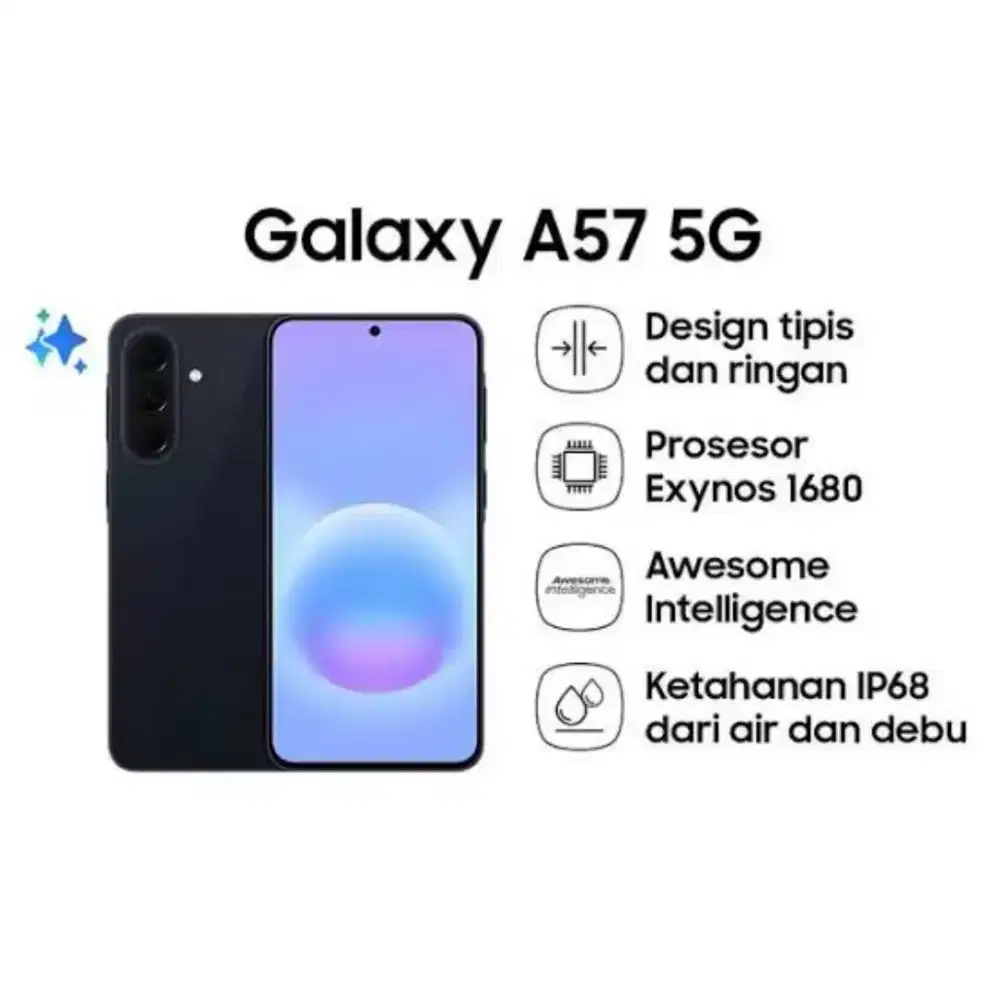 SAMSUNG GALAXY A57 8/256 GARANSI RESMI 1 TAHUN