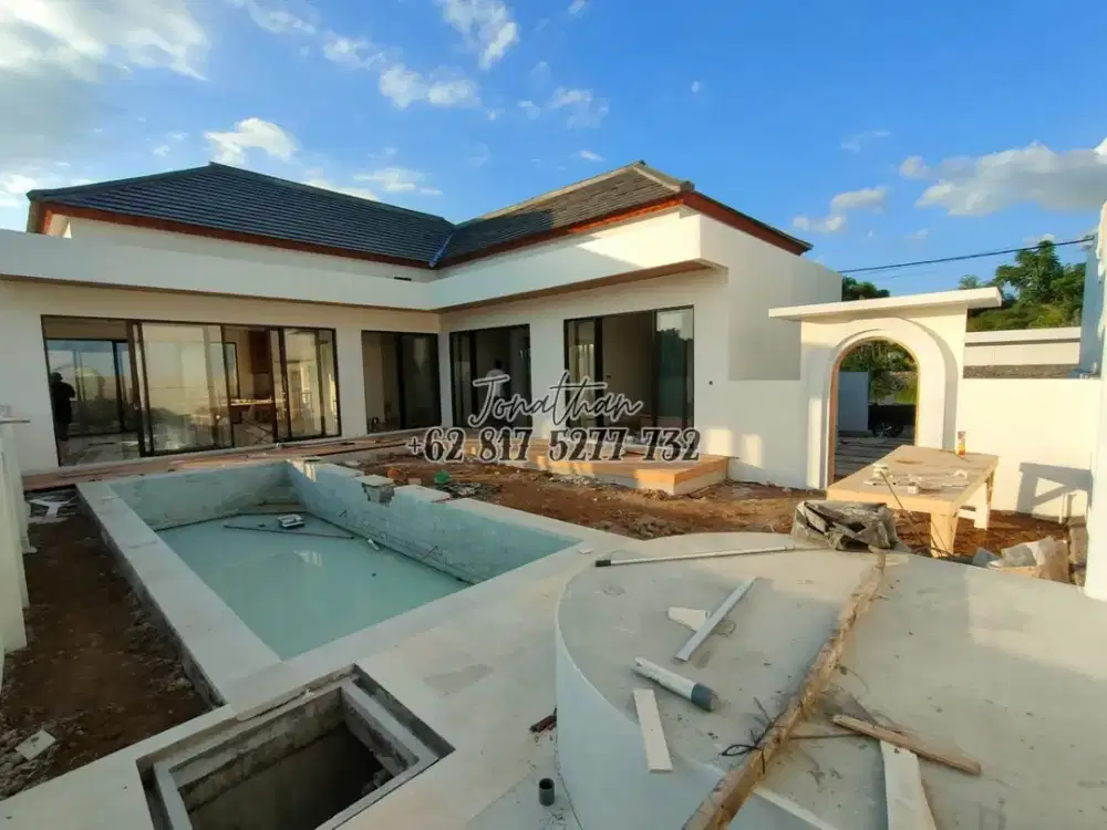 VILLA BARU MEDITERANIA MODERN DI LOVINA CENTRAL – FULL VIEW SAWAH DAN PEGUNUNGAN - HSKT