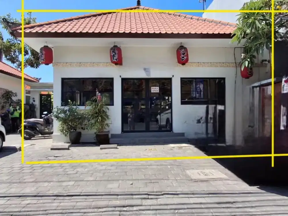 Disewakan tempat usaha resto jalan utama Sanur, Bali