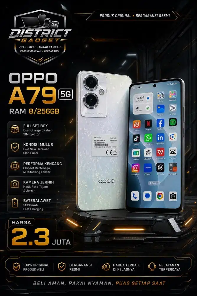Oppo a79 5G FULLSET