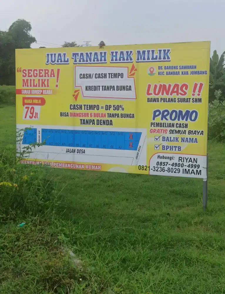 Tanah KONSEP USAHA 0 jln Raya tembusan