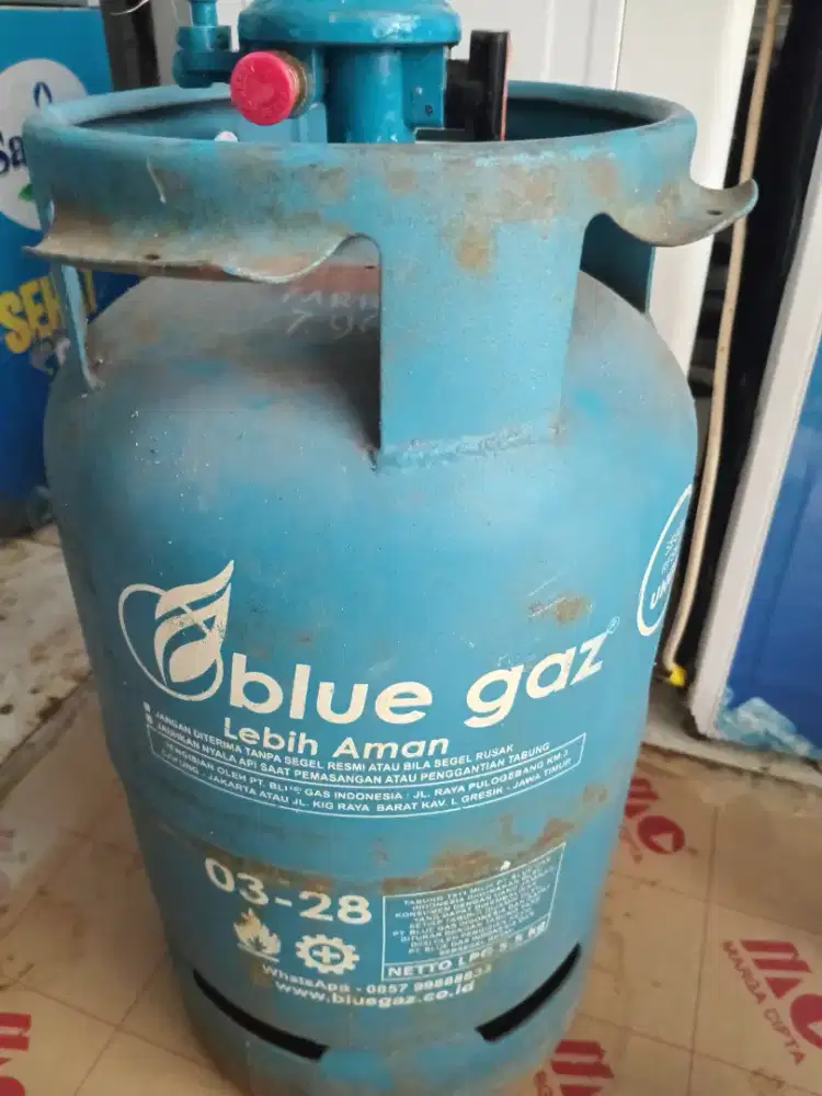 Tabung blue gas kosong + regulator