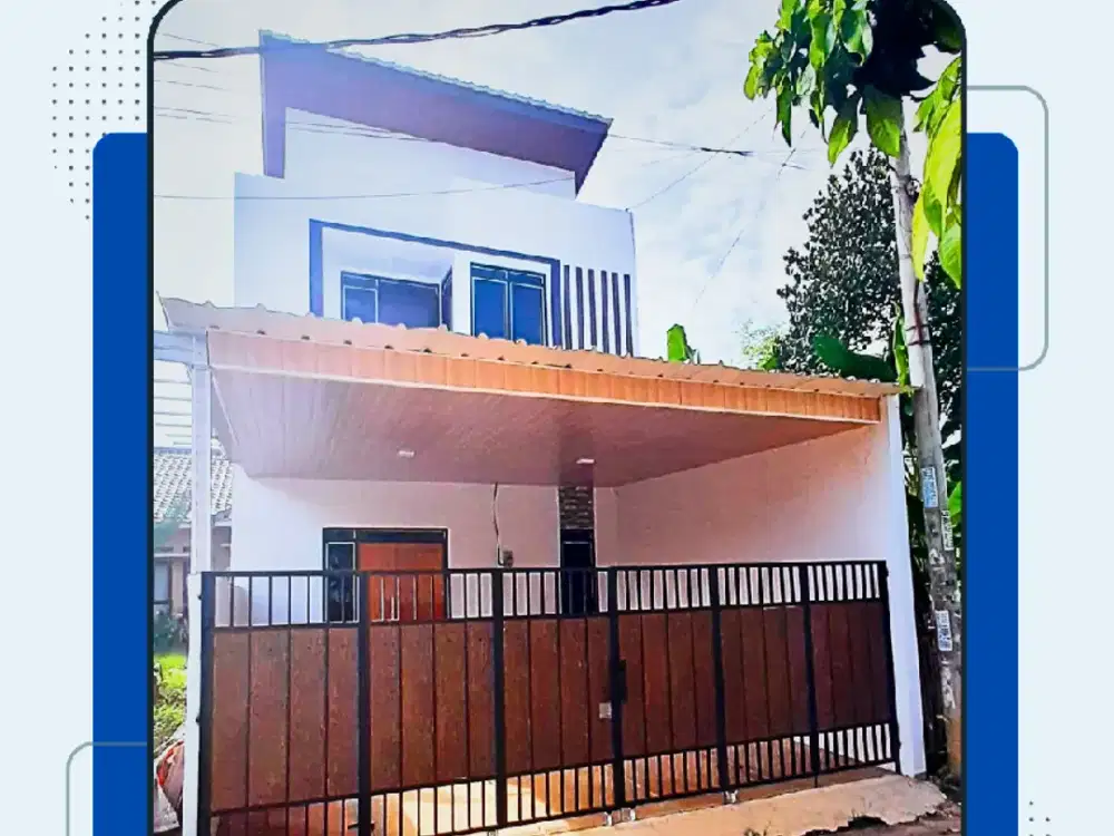 2 Lantai Di Jatiasih Sudah SHM DP 5 Juta Free Semua Biaya