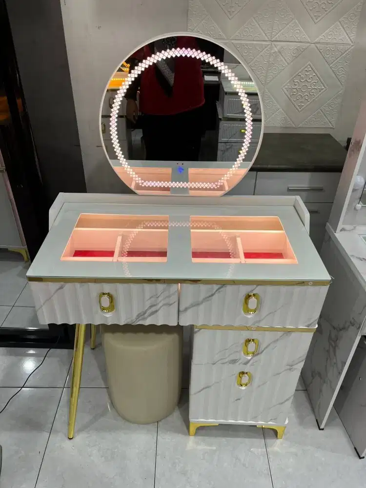 PROMO MEJA RIAS IMPORT PREMIUM LAMPU LED MINIMALIS SALE TERMURAH