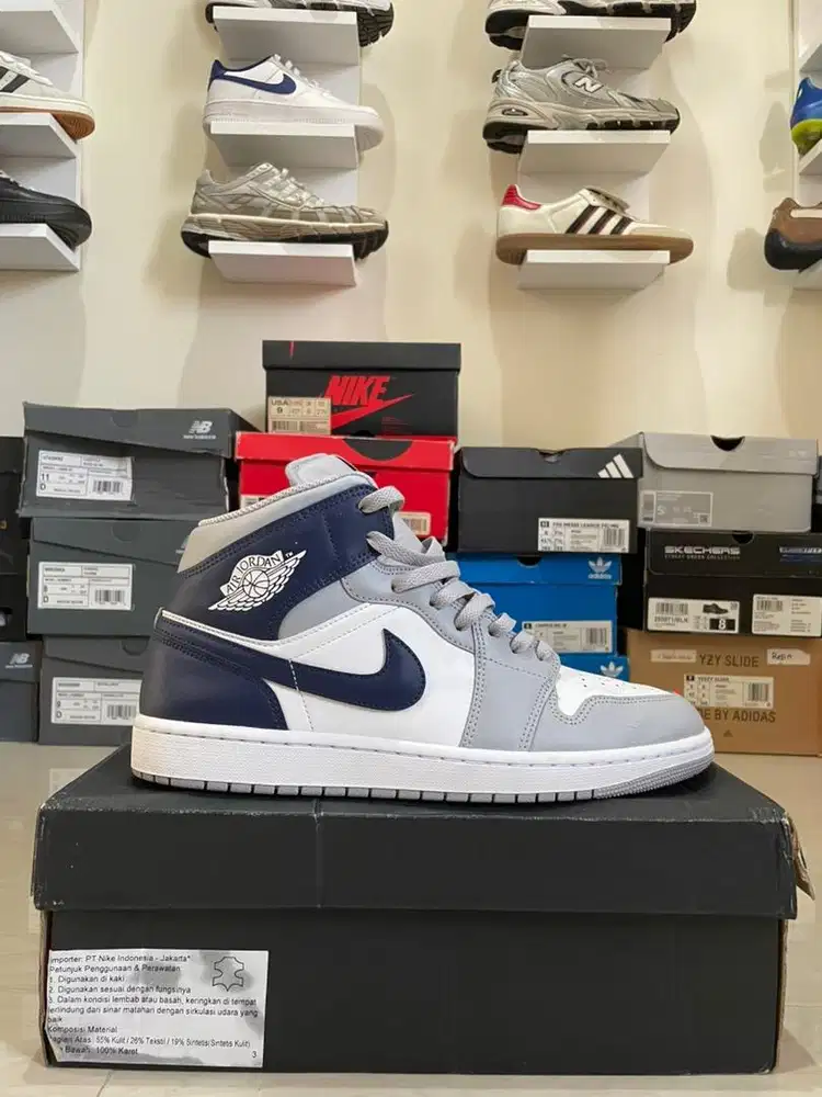 Air Jordan 1 Mid (Size 45) PADS Original 100%