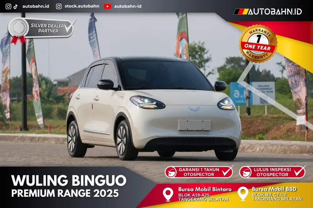 PAJAK PANJANG! Wuling Binguo EV 410 Premium Range 2025