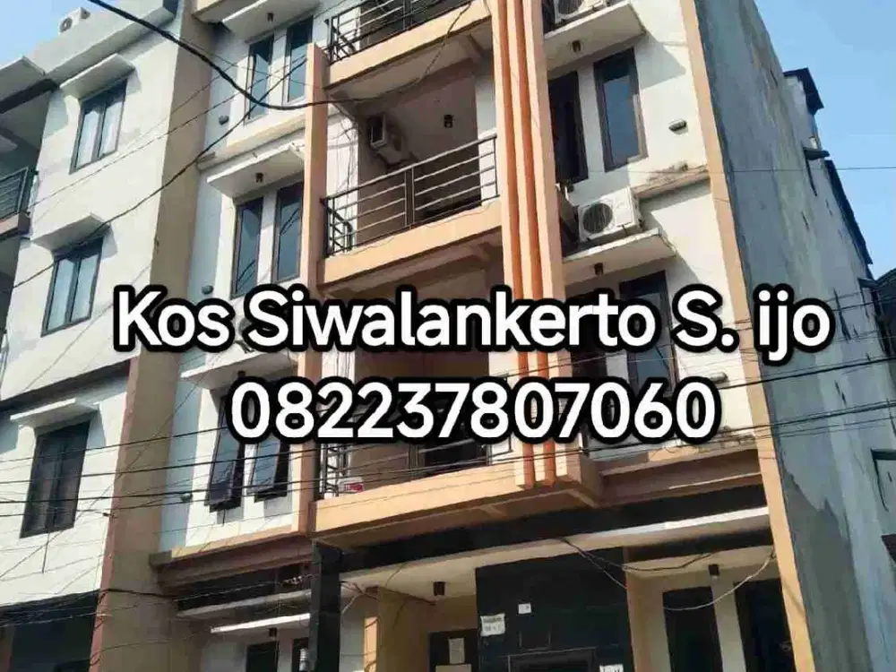 Rumah kos 4 Lantai Siwalankerto Surabaya