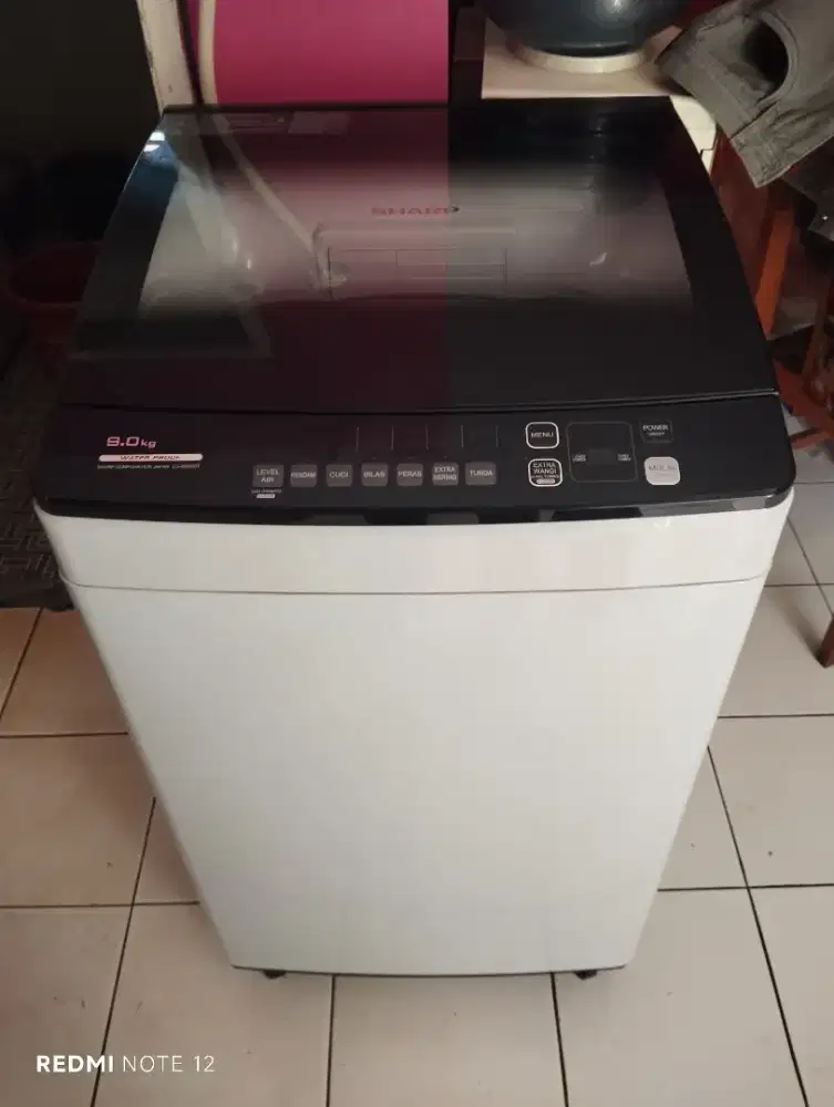 mesin cuci Sharp water proof
