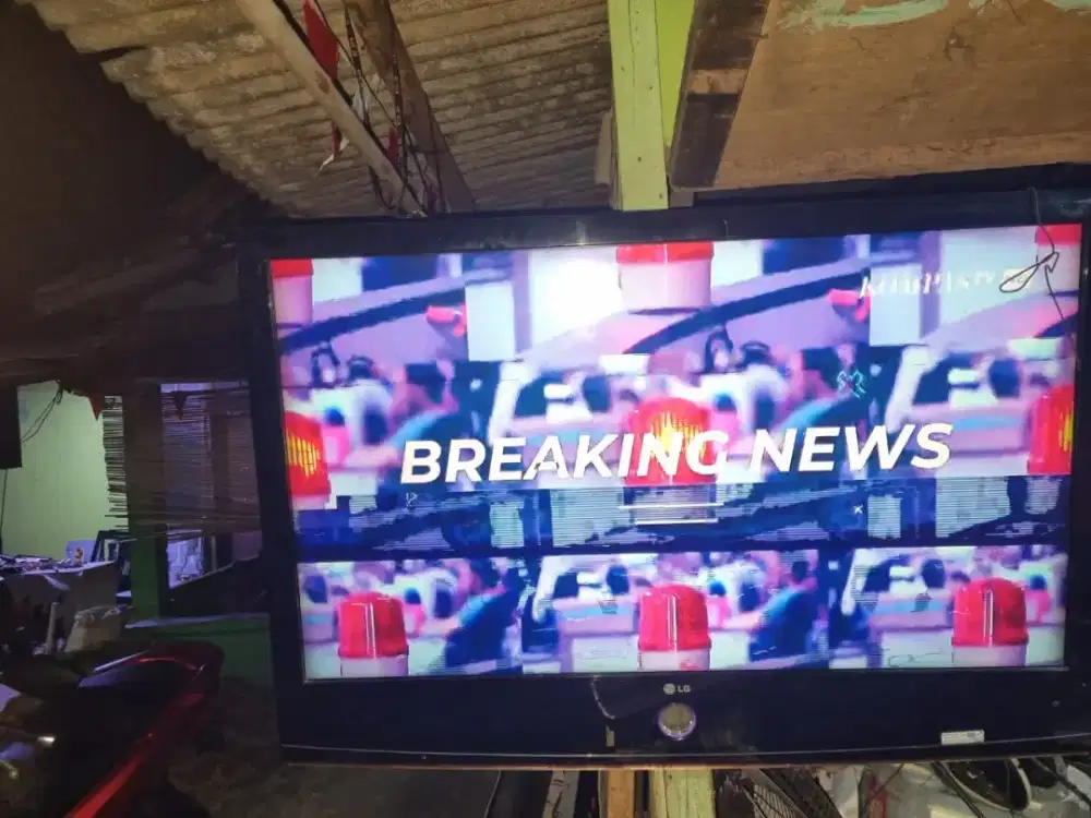 Tv LG 42inc dan setboxnya normal