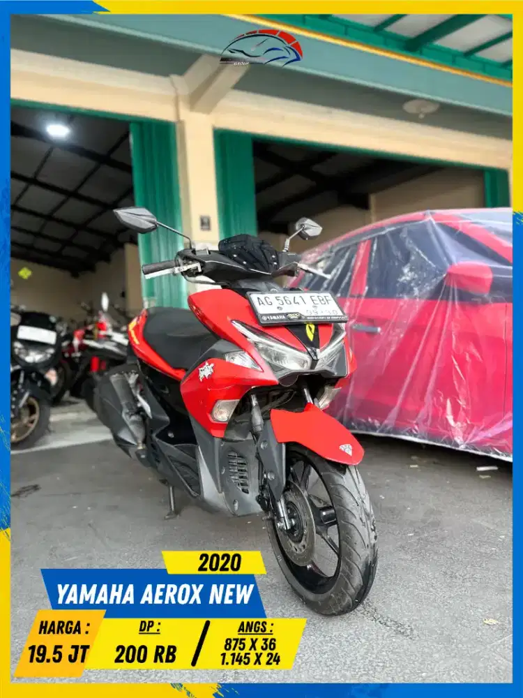 YAMAHA AEROX NEW 2020 PLAT AG  GASS POLL HIKMAH MOTOR KEPUH MALANG