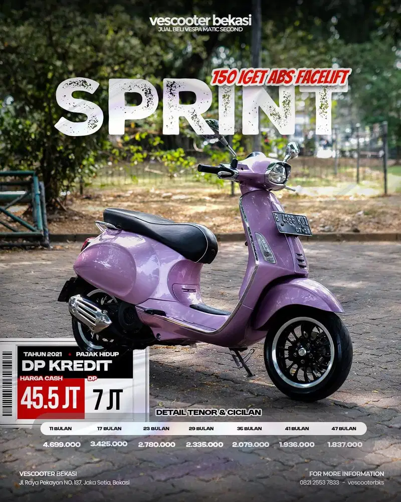 PIAGGIO VESPA MATIC SPRINT 150 IGET ABS FACELIFT 2021