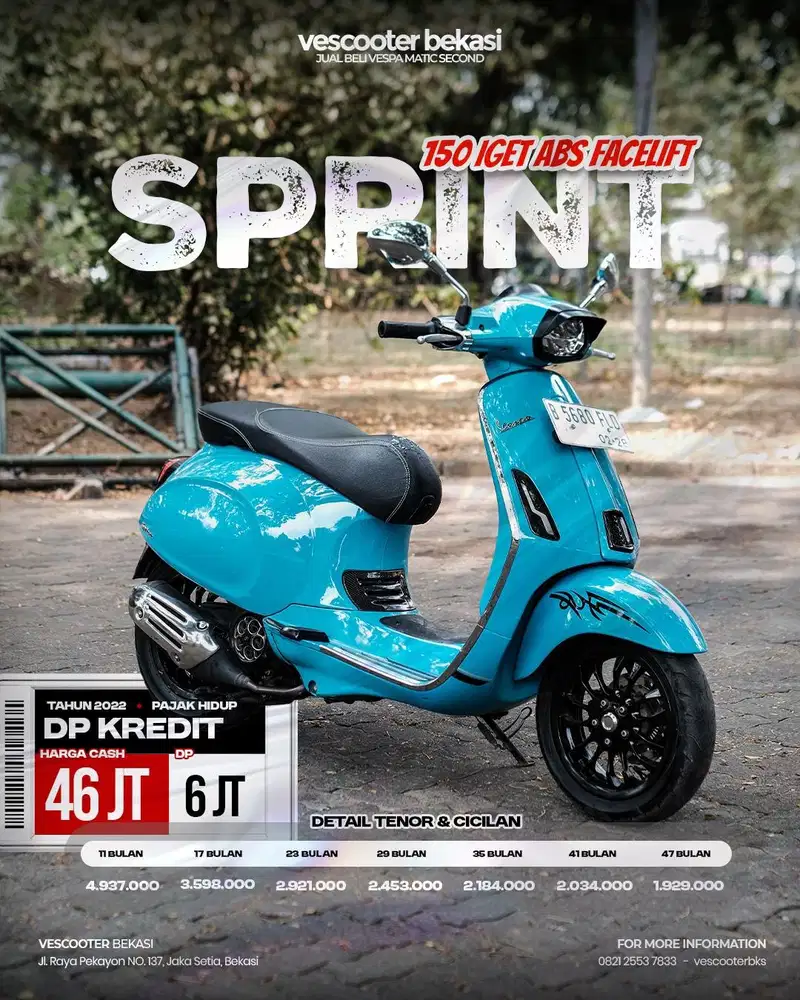 PIAGGIO VESPA MATIC SPRINT 150 IGET ABS FACELIFT 2022