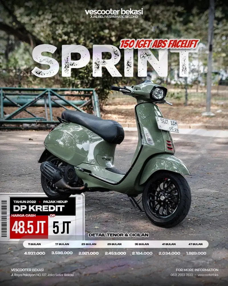 PIAGGIO VESPA MATIC SPRINT S 2023