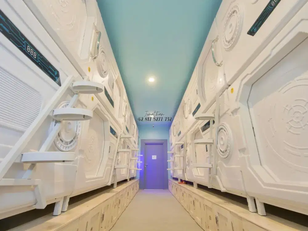 RUKO 3 LANTAI BEKAS HOTEL CAPSULE SIAP OPERASIONAL DI JL. NAKULA – DEKAT SUNSET ROAD