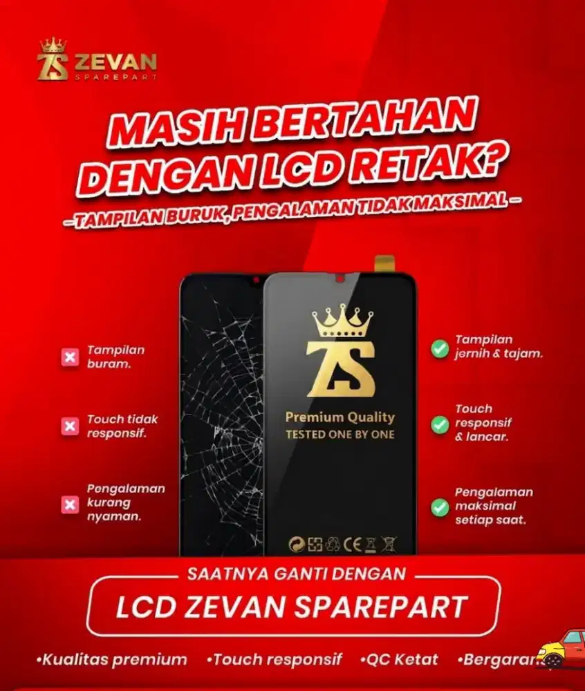 Ganti LCD Hp Android