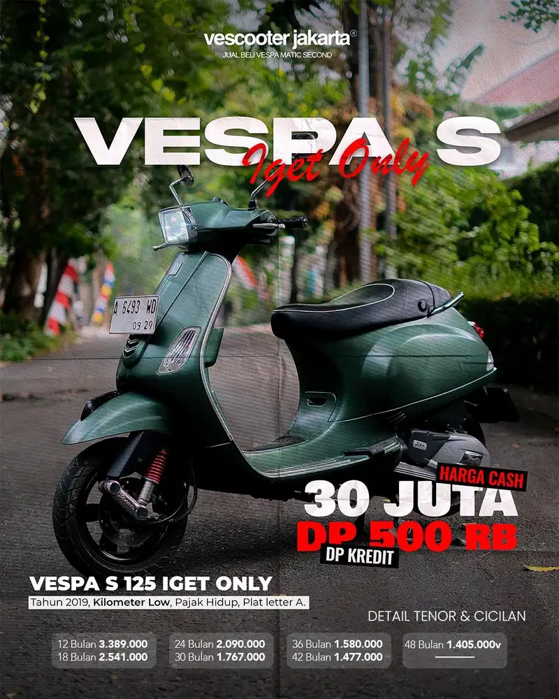 PIAGGIO VESPA MATIC VESPA S 125 IGET 2019