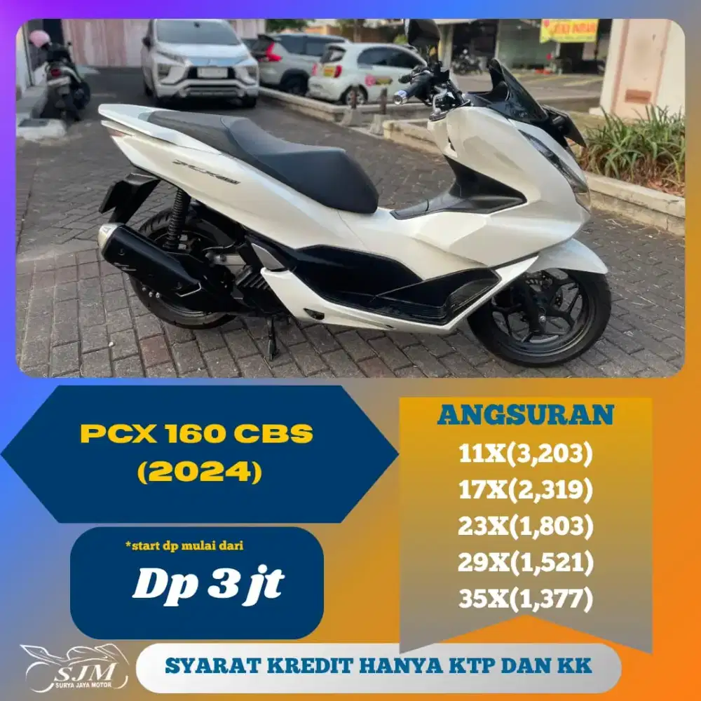 HONDA PCX 160 CBS 2024 SIAP PAKAI