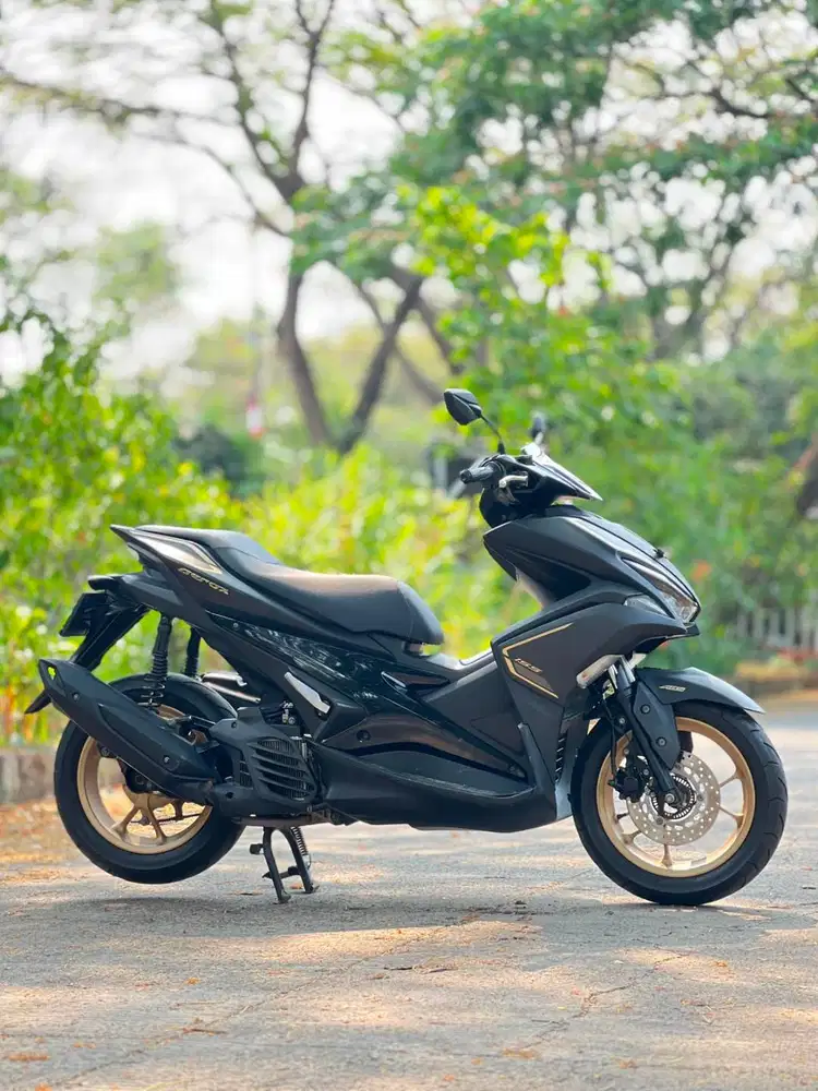 YAMAHA AEROX 155 S ABS 2019 HITAM KM 11K PAJAK PANJANG SIAP RIDING