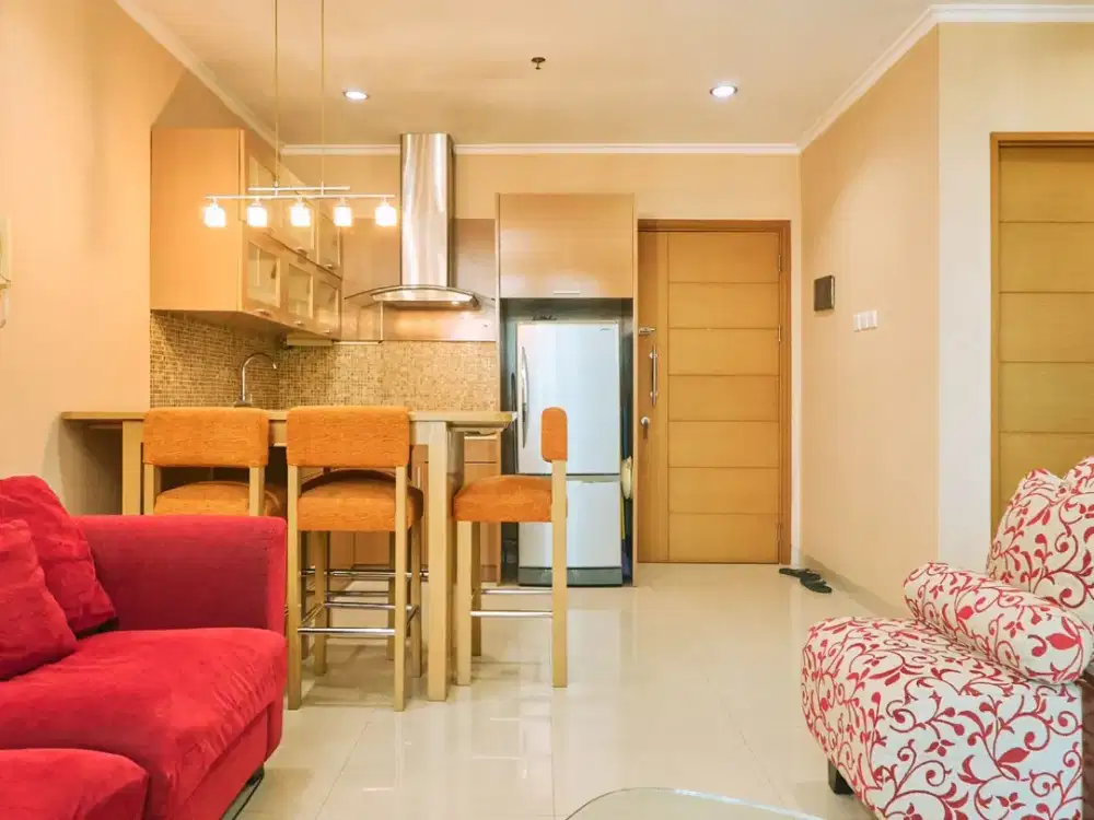 Apartemen Hampton's Park Tower A Lantai 27 – 2BR Full Furnished, Siap Huni