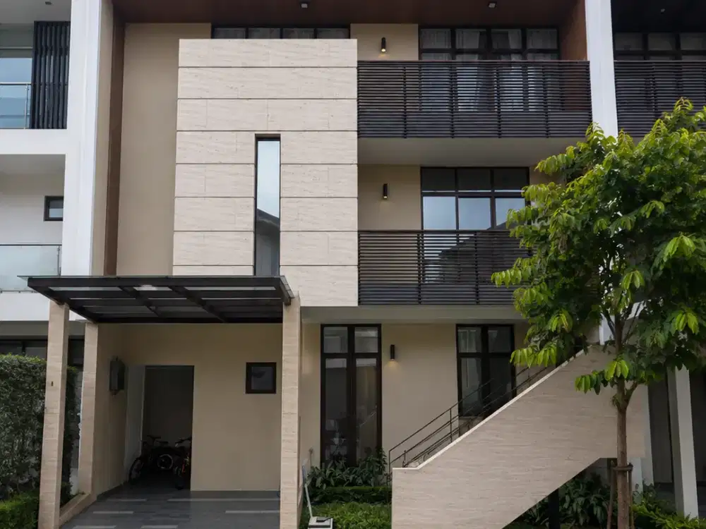 Dijual rumah 3 lantai siap huni full furnish di Morizen Summarecon Bekasi
