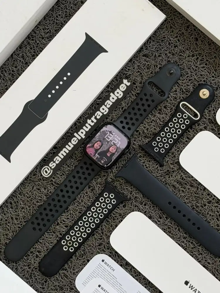 Apple Watch 8 45mm Black Resmi Fullset Original