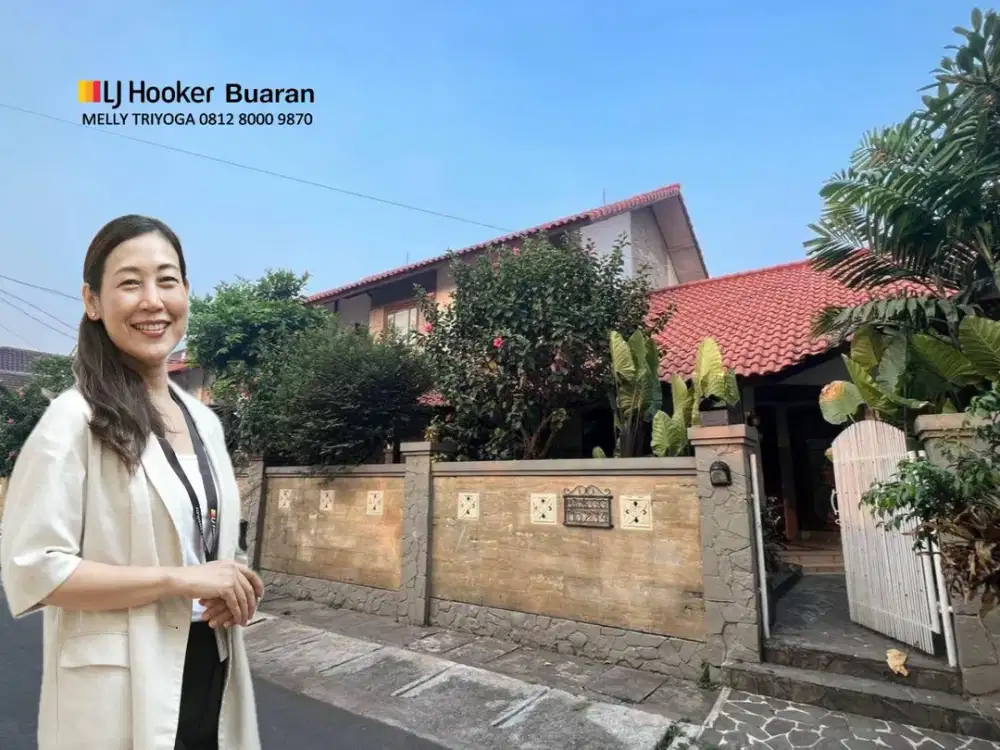 Dijual Rumah Asri Komplek Bumi Harapan Permai Kramat Jati, Cililitan, Jakarta Timur