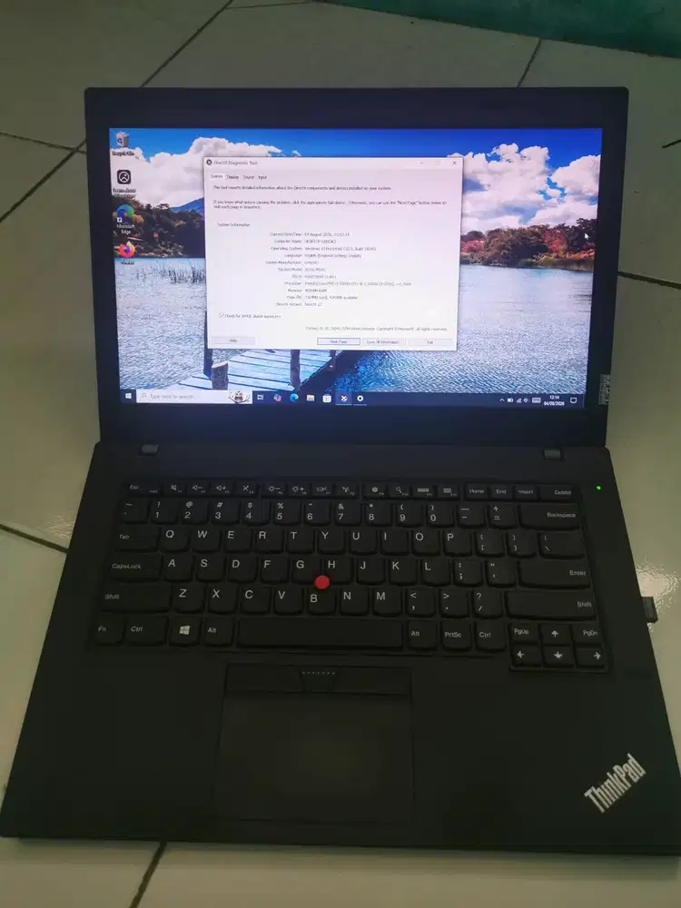 Laptop Thinkpad L470 (setara hp elitebook/dell latitude)