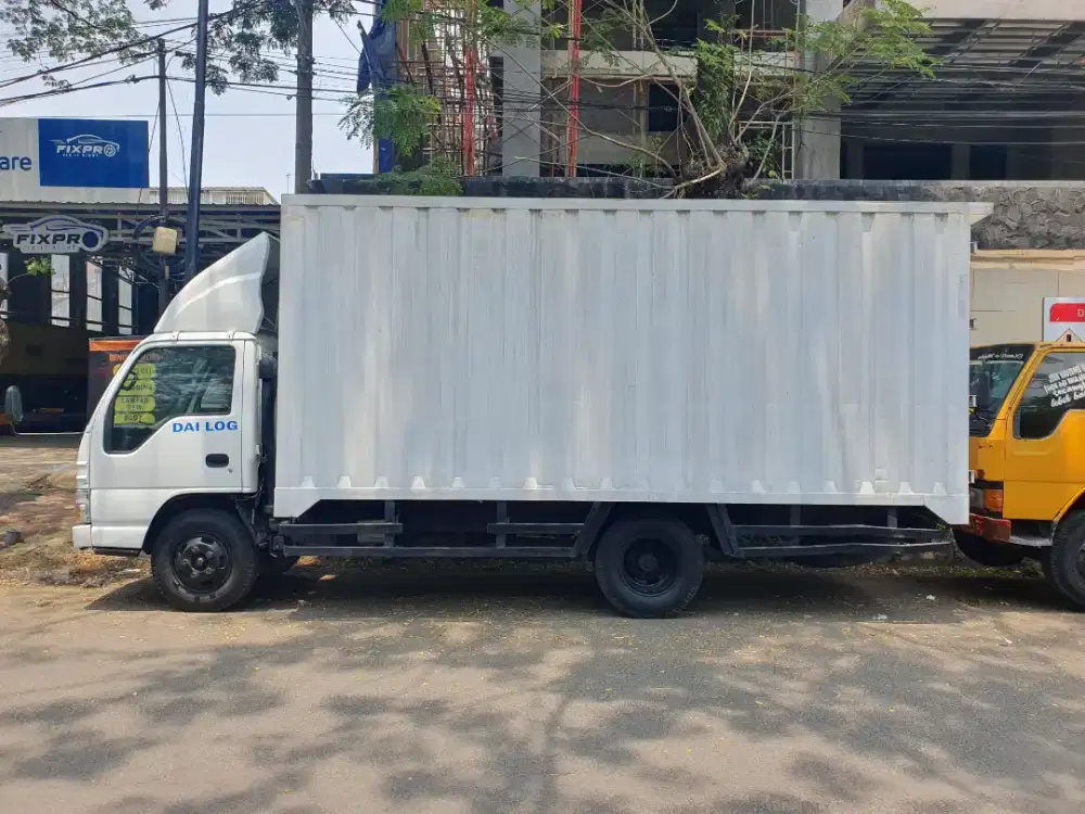 DIJUAL TRUK BOX ISUZU ELF SURAT LENGKAP PJK KIR ON