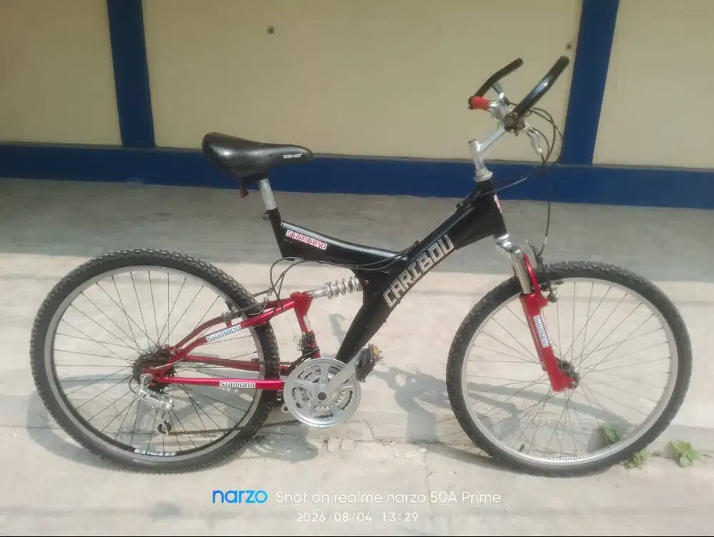 sepeda mtb caribou size 26 siap pakai