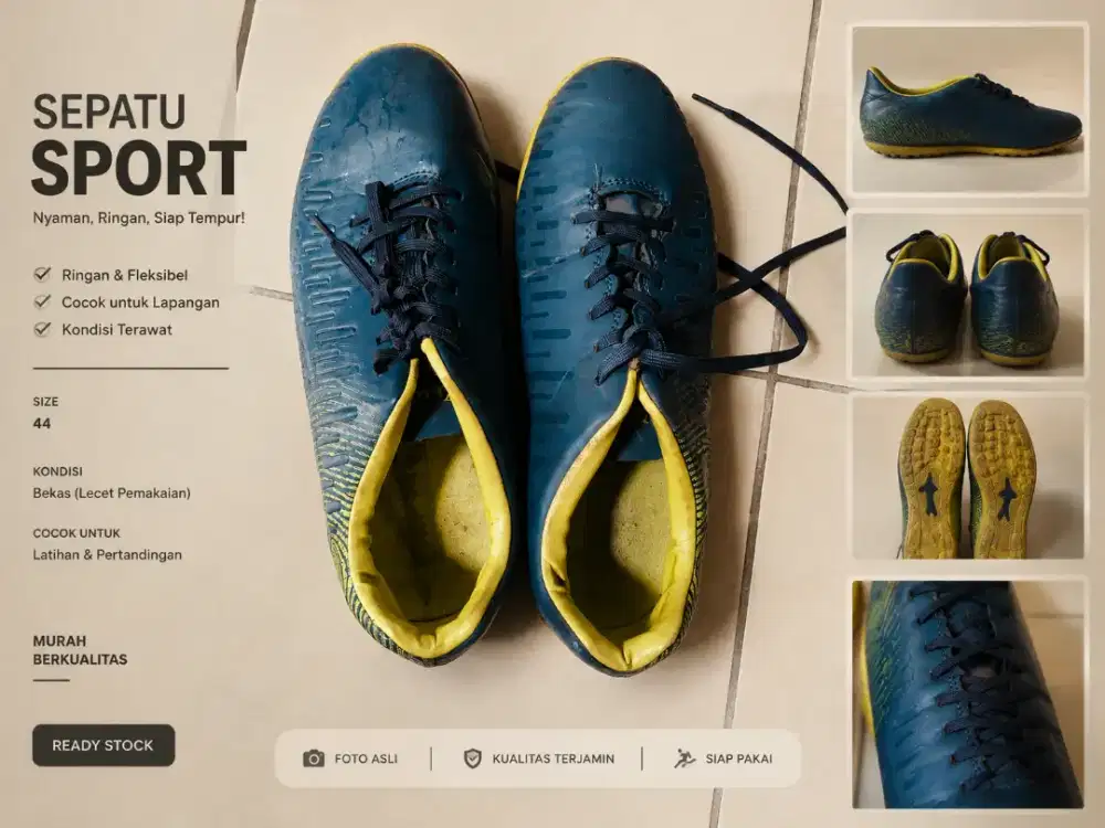 Sepatu futsal merek vegeto