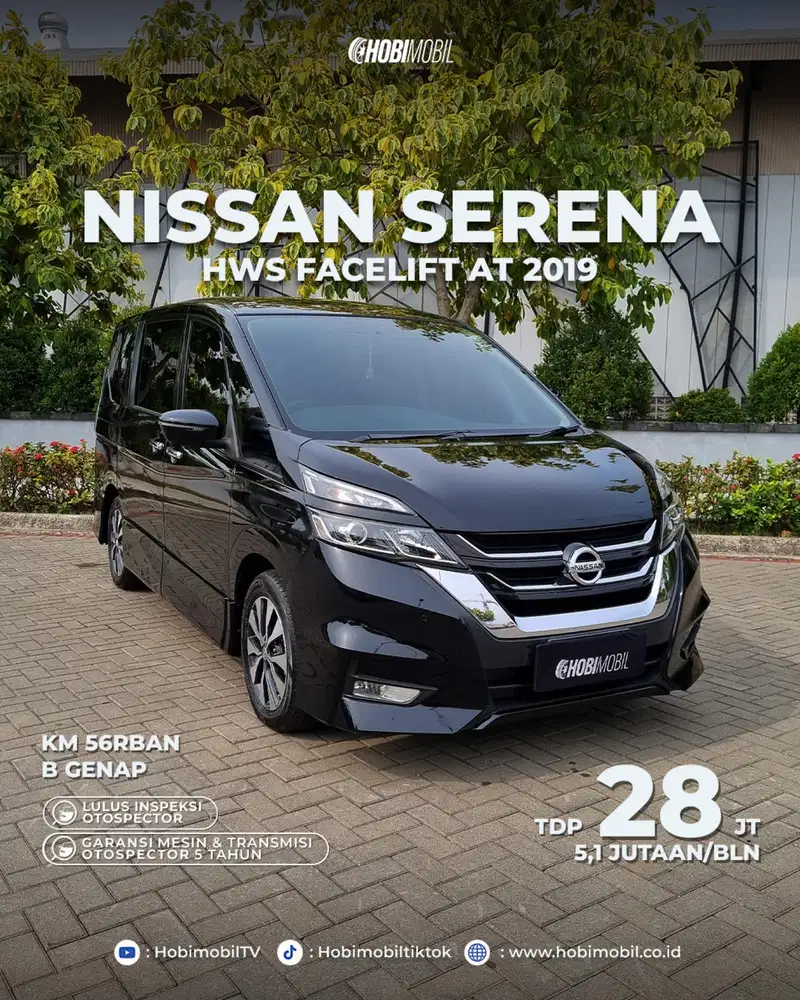 Nissan Serena HWS Facelift AT Thn 2019