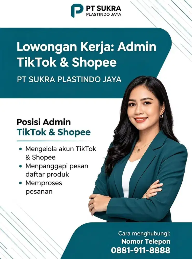 Di cari admin online shop yang berpengalaman