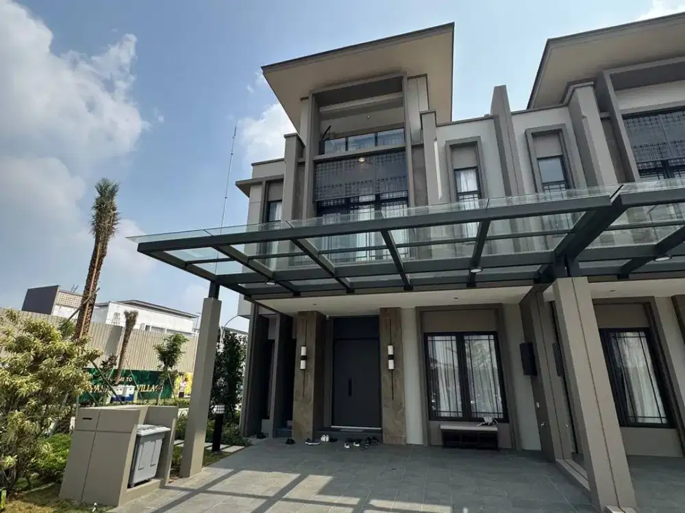 rumah 2 lantai bangunan luas anti banjir