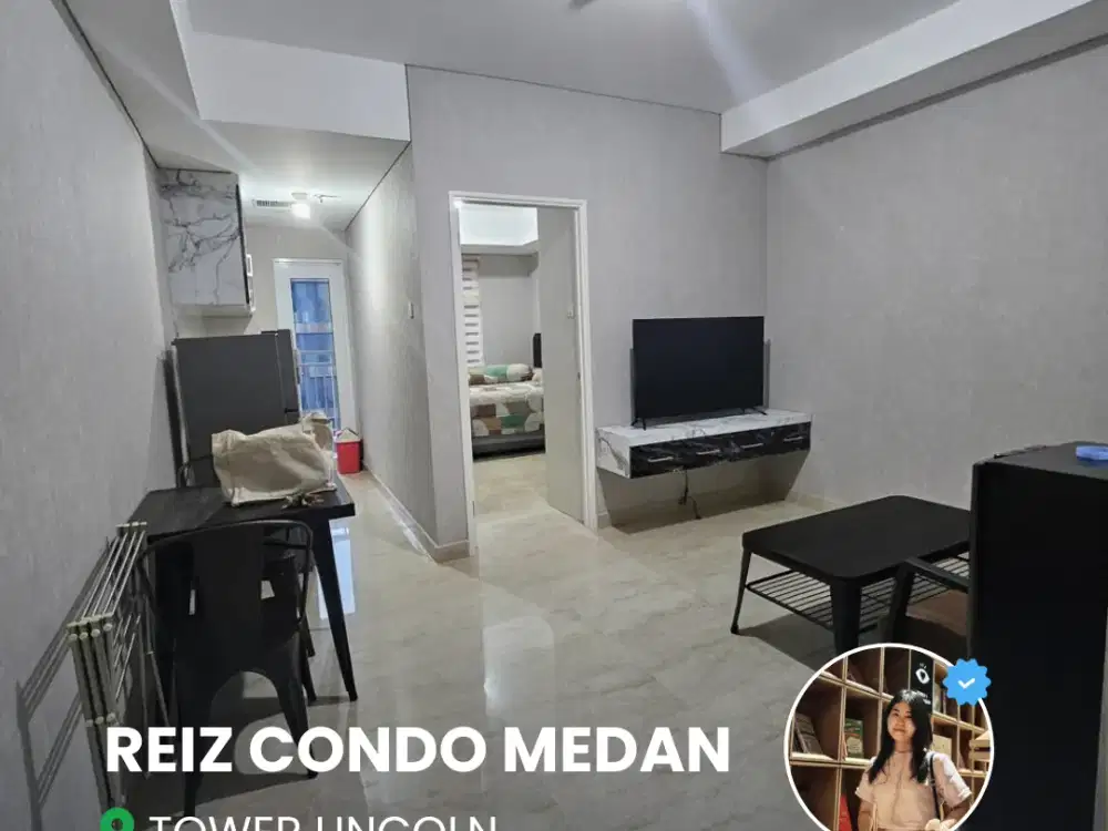 DIJUAL RUGI FURNISHED APARTEMEN PODOMORO TOWER LINCOLN