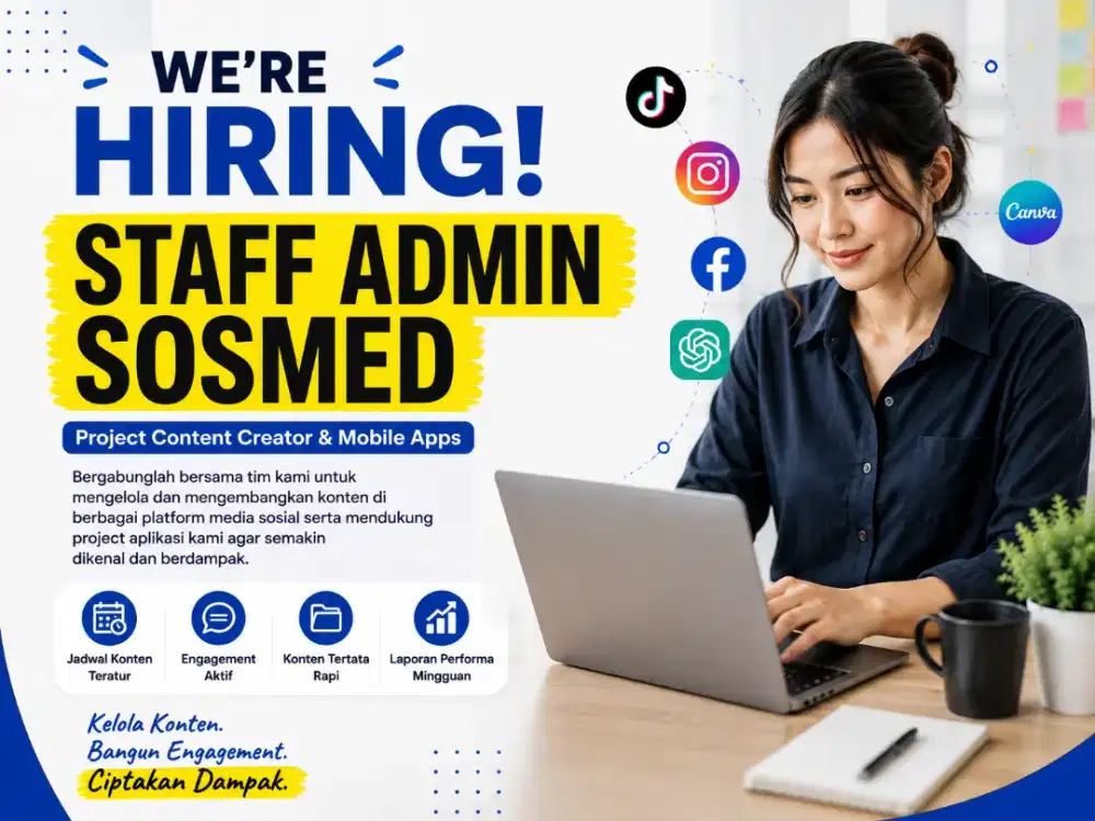 LOWONGAN STAFF ADMIN