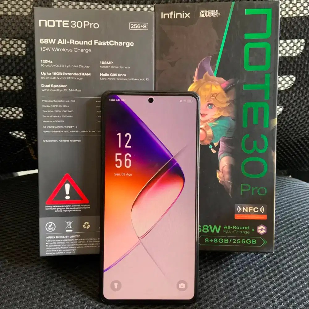 Infinix Note 30 Pro 8+8/256 Fullset