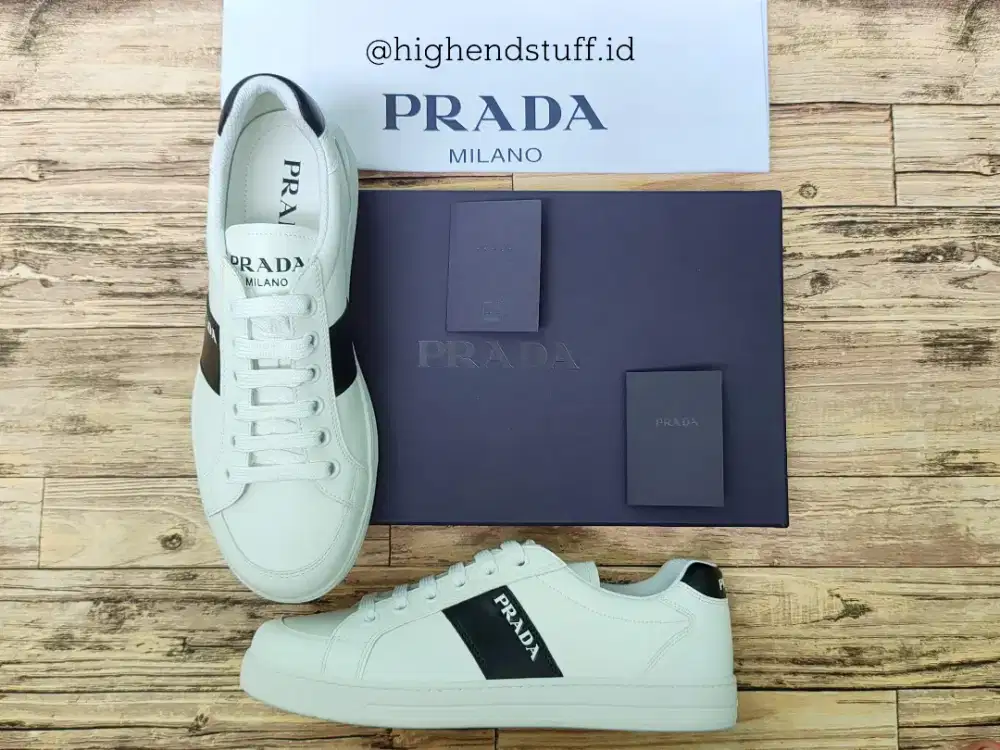 Sepatu Sneakers Prada Milano 100% Authentic Like New