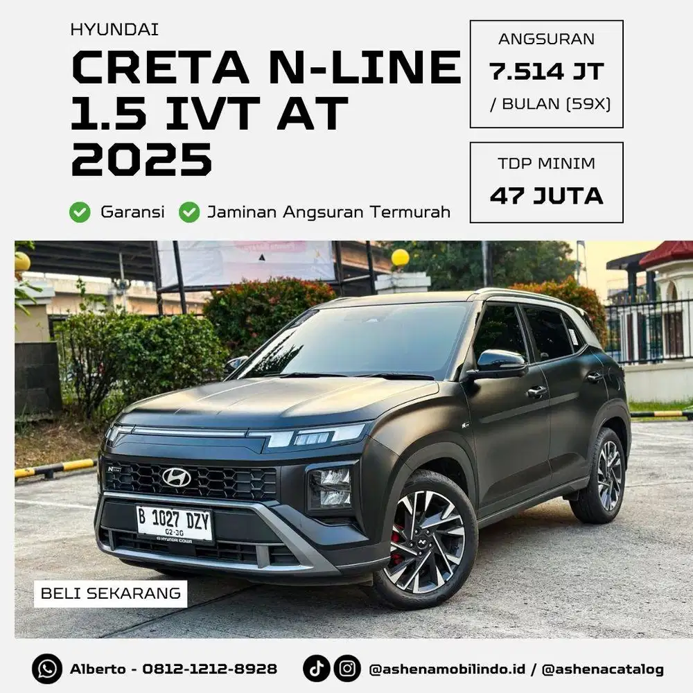 [KM 10RB] Hyundai Creta N Line 1.5 IVT AT 2025 Nline Non Turbo