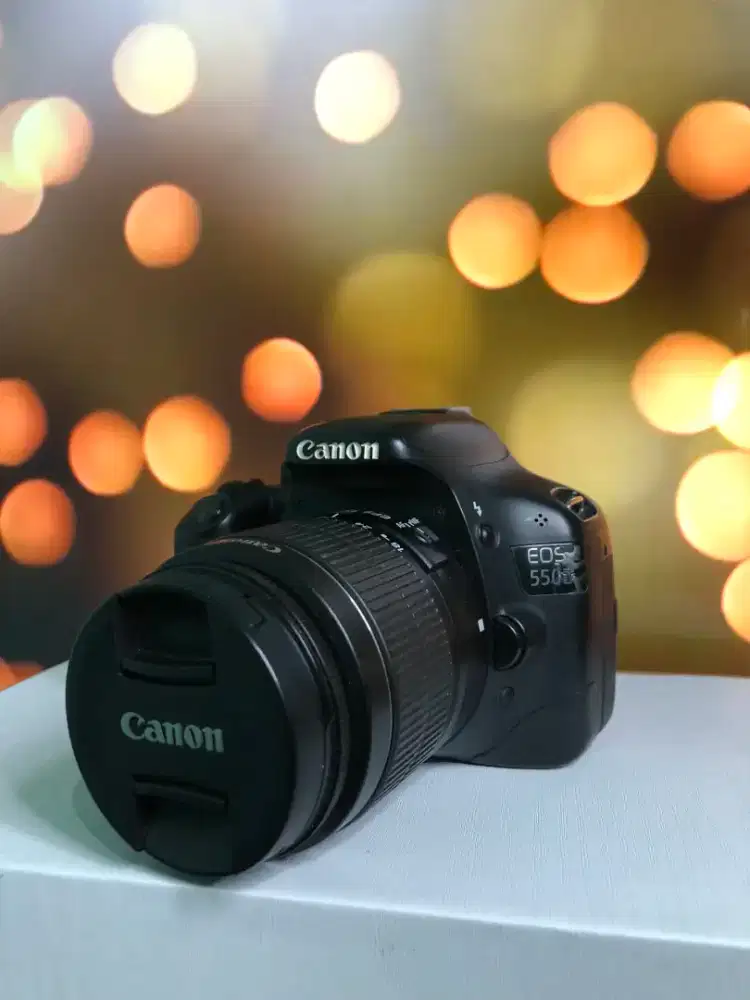 Kamera Canon 550 D Lensa Kit 18-55 MM