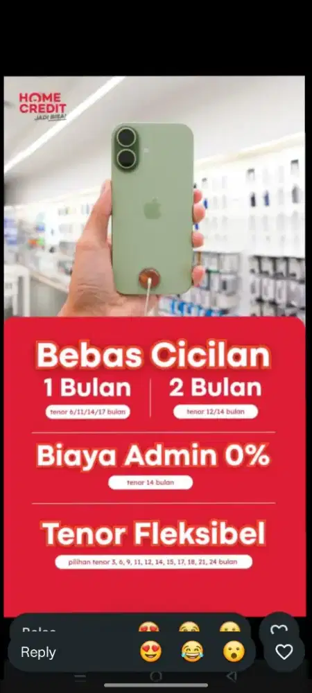 iPhone 17 Pro Max All Varian Bisa Cicilan Home Credit