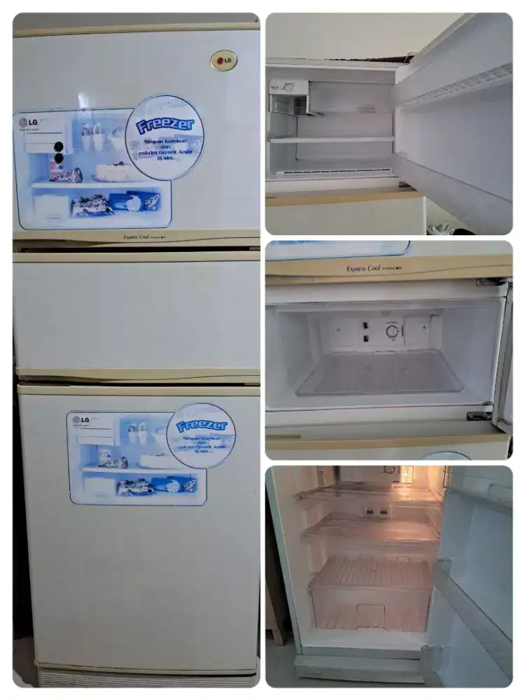 KULKAS LG Express Cool GR-403 SVF 3 pintu