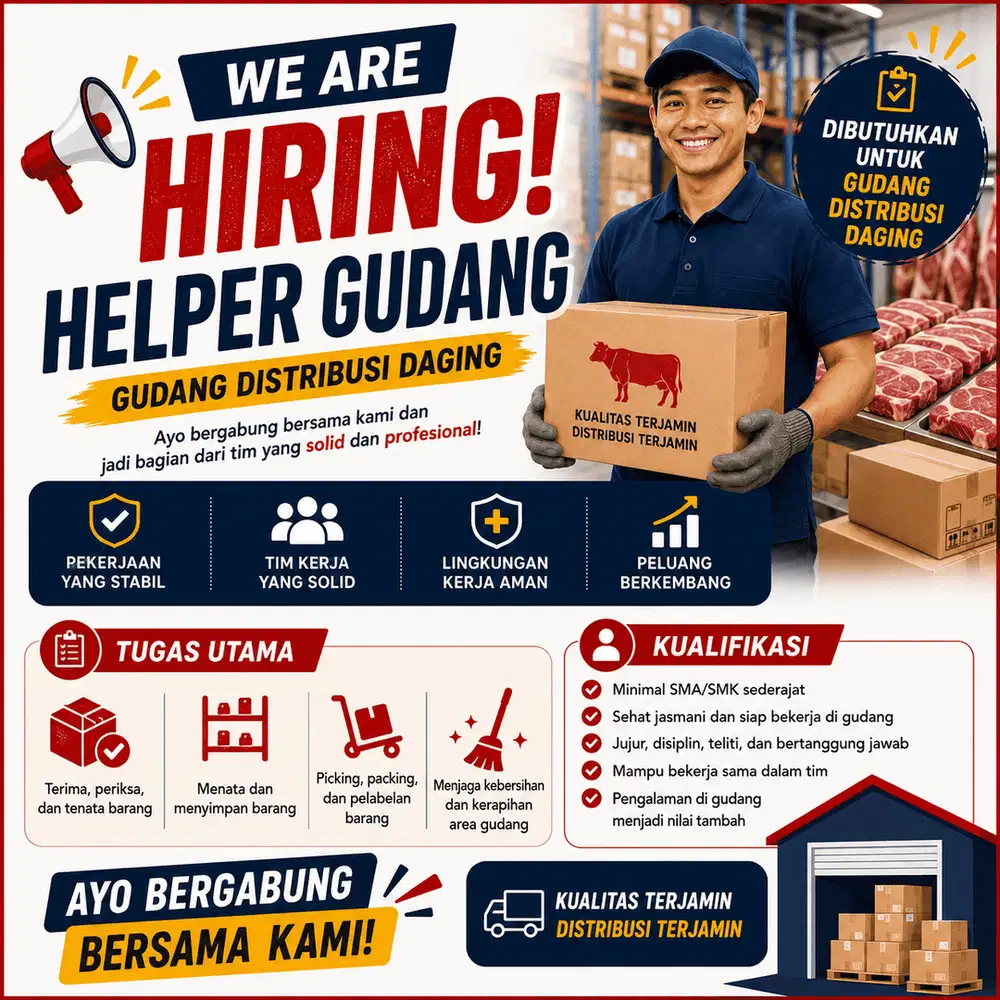 Helper Gudang Distribusi