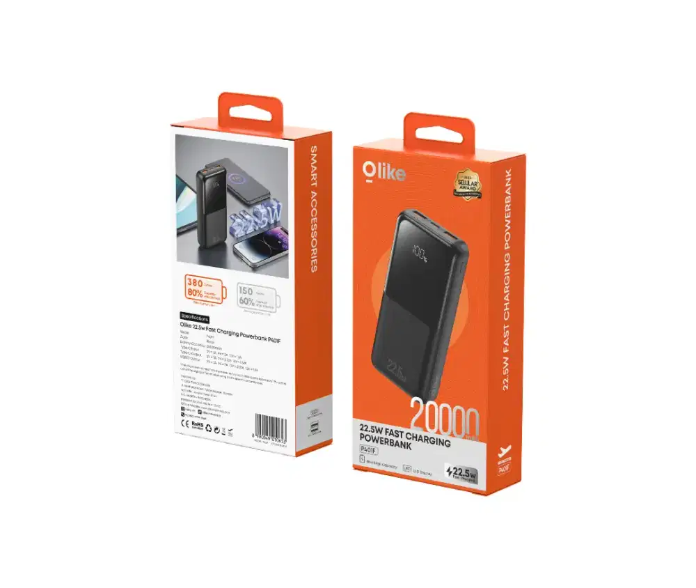 Powerbank Olike P401F fast 20rb mAh