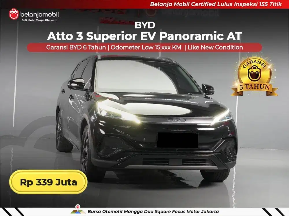 [ LOW KM ] BYD Atto 3 Atto3 Superior EV Panoramic AT 2024/2025